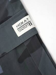 Hidkat Women's Casual Capris Cargo Camouflage Pants With Drawstring Waist, Lightweight And Breathable For Summer Outdoor Activities And Daily Wear - Grey - View 5