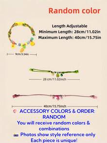 2pcs/Set Colorful Pet Collar Set, Adjustable Cat And Dog Collar With Bell, Cute Paw Print Bell Design, Multi-Color Dopamine Style, Adjustable Buckle, Suitable For Cats And Small Dogs Pet Couple Collar, Random Color - Multicolor - View 3