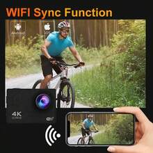Reletech New I5 Series Sports Camera WIFI Digital Camera Outdoor Diving DV 3C Digital Cross-Border Anti Shake Waterproof 4K1080P - View 6