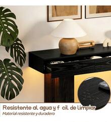 Desk And Drawer Storage - Black - View 8