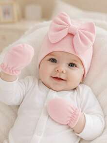 3pcs Newborn Bow Decor Set - 3Sets - View 3