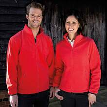 Result Mens Core Fashion Fit Outdoor Fleece Jacket - Flame Red - View 2