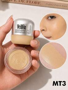 Pudaier Cream Concealer Full Coverage Long-Lasting Brightening Concealer Lightweight Moisturizing Formula Natural Finish No Cake-Up Suitable For Women And Girls Perfect Gift For Spring/Summer Graduation Season - MT3 - View 1