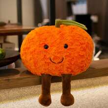 1pc Cute Small Citrus Plush Doll, Soft And Comfortable Polyester Filling, Rabbit Fur Fabric, 3D Full Shape, Suitable For Home Decor, Children's Halloween Gift Exchange Halloween - Multicolor - View 9