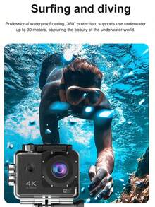 Reletech New I5 Series Sports Camera WIFI Digital Camera Outdoor Diving DV 3C Digital Cross-Border Anti Shake Waterproof 4K1080P - View 4