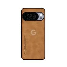 Minimalist Premium Phone Case Compatible With Pixel 6 6a 6 Pro 7 7a 7 Pro 8 8a 8 Pro 9 9a 9 Pro XL 10 10a 10 Pro XL 11 11 Pro XL - Brown - View 2