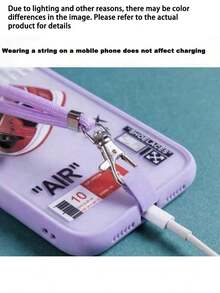 Cordón ajustable para teléfono móvil, opciones de multicolor, clip antiperidida de función completa - Multicolor - Ver 2