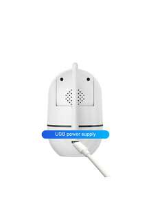 WJG Baby Monitor, 1290P HD Video Baby Monitor With Camera And Audio, 2.4GHzCamera With Night , Motion Detection For Baby And Pet, Cloud - White - View 10