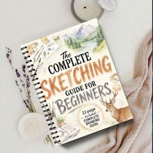 Comprehensive Sketching Guide For Beginners - 22-Page Complete Drawing Guide, Suitable For Beginners, Beautiful Illustrations And Instructions, Multiple Options Available (Pencils Not Included) - Single Piece - View 3
