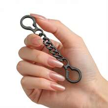 Double Spring Clasp Key Chain Extender, Metal Keychain Extension For Keys Bag Charms Men's Keychain - Multicolor - View 1