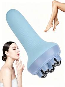 手動手持滾輪按摩器，日常健身與身體按摩工具，適用於大腿、臀部、腿部、背部及全身 - 彩色 - 查看 10