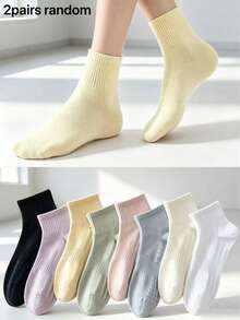 8 Pairs Women's Socks, Spring/Summer Thin Breathable Mesh Short Socks, New Hot-Selling Antibacterial Odor-Resistant Seamless Socks - Multicolor - View 10