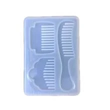 Comb Resin Casting Mold Silicone Mold Accessories Resin Liquid Mold Resin Keychain Silicone Mold Resin Mold - White - View 4