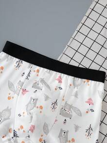 Celana Dalam Anak Laki-Laki 5pcs/Pack Celana Dalam Boxer Anak Laki-Laki Nyaman dan Lembut dengan Motif Kartun - MultiWarna - View 3