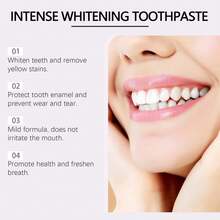 Pasta de dientes Oralhoe para eliminar manchas: limpieza suave, eliminación de manchas, cuidado y brillo de los dientes, pasta de dientes para el cuidado diario. - 1 - Ver 4