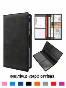Vehicle Registration & Insurance Card Holder, Car Document Storage Box, Suitable For Women, Men, Teenagers,Storage Orangizer,Travel Essential - Multicolor - View 7