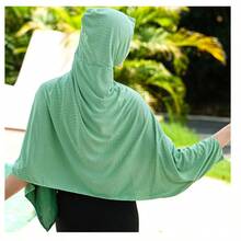 Cooling Hooded Cape , Burnoose,Super Absorption, Fast Drying , Used For Outdoor Works Sun Protection, Beach, Fitness, Hiking Fishing And Other Long-Term Sun Protection Cape, Cloak. Excellent Cooling Beach Towels For Hot Weather , Sun Protection Set - Multicolor - View 11