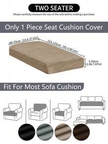 Travel Camper Special Milk Silk Sofa Slipcover 1Pc, Multi Color All Season Dustproof Stain Resistant Anti-Scratch Couch Cover Machine Washable For RV Living Room Bedroom - Multicolor - View 43