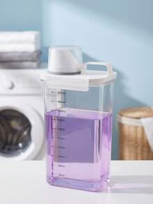 Airtight Container 2300ml 24x13x8cm W/Scale Leak-Proof For Soap/Softener Kitchen/Bath Gift - Multicolor - View 6