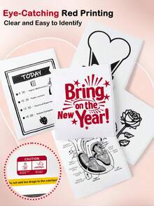 Self-Adhesive Stickers (Print Red Color Thermal Paper), 57 X 25Mm, Mini Pocket Camera Refill Paper, Ink-Free, Portable, For Printing Patterns/Error Questions/Work Plans/Schedules/Images - View 8