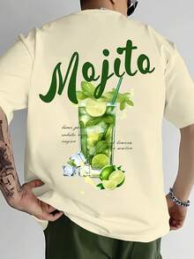 Men's Summer Short Sleeve Printed Clothing T Shirt - 白色 - 查看 7