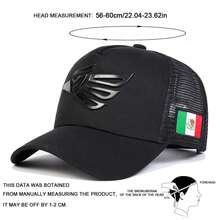 1pc Unisex Mesh Trucker Baseball Cap, 3D Patch Adjustable Curved Brim Outdoor Sun Hat For Men Women - Multicolor - View 9