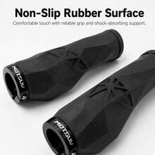 MOTSUV 1 par de empuñaduras cómodas y anchas para manillar de bicicleta, antideslizantes con bloqueo, accesorios universales de modificación para bicicleta de montaña y de paseo - Multicolor - Ver 7
