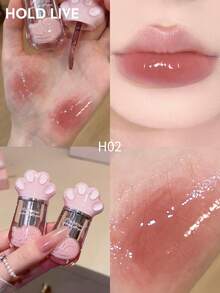 HOLD LIVE Glossy Sheer Lip Gloss Daily Nude Milk Tea Color - H02 - View 1
