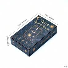 Learning Tarot: Spanish Tarot Cards For Beginners – 78 Cards With Meanings Printed On Each Card – Upright And Reversed Readings – Major And Minor Arcana – Chakras, Planets, And Zodiac. - Black - View 2