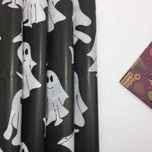 5sheets Gift Wrapping Paper Set-Cute Black Ghost Patterned Wrapping Paper-Filler For Gift Bags, Birthday And Everyday Gift Wrapping, Ideal For Flower Bouquet Wrapping, Wedding Season, DIY Projects, Perfect For Halloween And Valentine's Day - Black Ghost - View 8