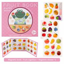 Children's Magnetic Fruit Learning Book, Perfect Gift For Son And Daughter - Magnetic Book-fruit Knowledge - View 9