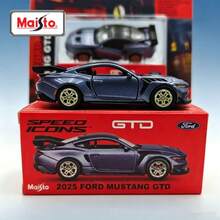 Maisto 1:64 2025 Ford Mustang GTD Die-Cast Model Car, High-Quality Alloy Car, Rubber Tires, Display Collectible Toy Car, Blister Pack - Multicolor - View 1