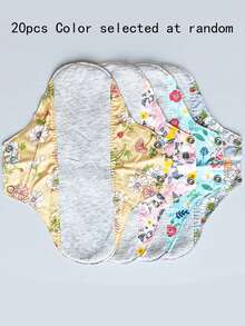 [Soft & Breathable Sanitary Pads] 8pcs Soft & Breathable Women's Sanitary Pads - Strong Absorption, Skin-Friendly Comfort, Washable & Reusable - View 12