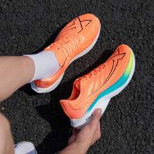 XTEP New Style Shock-Absorbing Fashion Casual Shoes Comfortable Men's Running Shoes - Orange - View 7