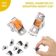 Small Caster Wheels - Naranja - View 4