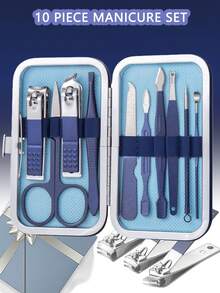 2/10/16/28/40/42pcs Manicure Set, Personal Care Foot Care, Nail Care Tools Nail Clipper Nail File Kit - Multicolor - View 31