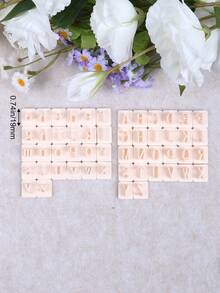 Uppercase Lowercase Letters Clay Cutters Molds Set, 26Pcs Multi-Piece Clay Cutter For Jewelry Making, High-Precision Crafting Kit For Pendants - Letter - View 2