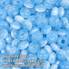 5/10/20 buah Manik-manik Abacus Mata Kucing Akrilik Warna-warni, Manik-manik untuk Pembuatan Perhiasan DIY, Bahan Aksesoris Buatan Tangan - Manik-manik Abacus Mata Kucing - View 18