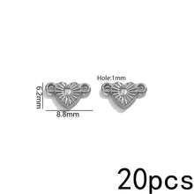 20 Peças Pingentes de Aço Inoxidável Banhados a Ouro 18K com Duplo Furo, Conectores Vintage Boho para Fabricação de Joias, Suprimentos para Fabricação de Joias DIY - Conector duplo suspenso - Visão 66