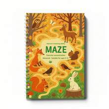 Maze Puzzle Activity Book, Helps You Calm Your Mind, Fun Pathfinding Challenges Keep You Focused And Engaged, Perfect For Relaxing Your Mind And Body, Cultivating Regular Habits And Steadily Improving Skills Back To School - Maze Book - View 9