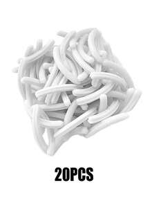 Eyelash Curler Refill Pads, 200pcs/100pcs/50pcs/20pcs, Soft Rubber Material, Suitable For Universal Eyelash Curlers (White) - White - View 16