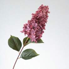 1pc Autumn Long Stem Vintage Hydrangea Artificial Flower, Wedding Scene Decoration Aisle Guide Faux Flower Photography Prop - Multicolor - View 5