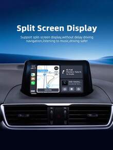 Wireless CarPlay Adapter, Stable And Smooth Connection, Supports Voice Control, USB Powered, Compatible With Most Car Models, Includes USB-C And Lightning Data Cables, CarPlay Wireless Adapter, Hands-Free Audio, Stylish Gadget, High-Quality Sound, Battery Not Included - Two-in-one - View 3