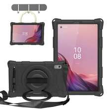 Adjustable Soft Silicone Protective Case Stand For Tab M9 9-Inch Tablet (TB-310FU, 2023 Model), Child-Friendly (Black) - Black - View 10