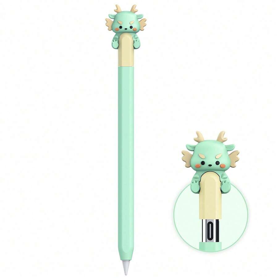 Pencil Sleeve For Apple Pencil (USB-C), Silicone Protective Case Accessory, Compatible With Apple Pencil (USB-C), Supports Magnetic Charging And Double Tap