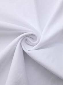 Camiseta doble de ocio para niña, camiseta blanca de manga corta con lindo estampado de Stitch de Disney, corte holgado para niños, ideal para salidas diarias y fiestas - Blanco - Ver 8