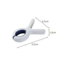 50/20/10/6/2pcs Set Extra Large Heavy Duty Beach Towel Clips, Strong Grip, Suitable For Beach Chairs, Pools, Boats, Beach Loungers; Cruise, Picnic, Travel Outdoor Towel Fixing Clips; Windproof Waterproof Drying Clips, Blue - Multicolor - View 2