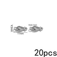 20 Peças Pingentes de Aço Inoxidável Banhados a Ouro 18K com Duplo Furo, Conectores Vintage Boho para Fabricação de Joias, Suprimentos para Fabricação de Joias DIY - Conector duplo suspenso - Visão 25