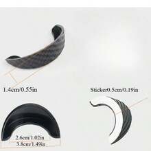 Car Rear View Camera Rain Visor Hood Waterproof Protective Cover Backup Camera Sun Shade Rain Shield Universal PVC Accessories - A - View 8