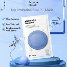 Dr.Jart+ Silver Clean & Blue Green Hydrating Mask Set, Exfoliating & Moisturizing Mask, Create Smooth Pre-Makeup Skin - Blue Pill Mask - View 2